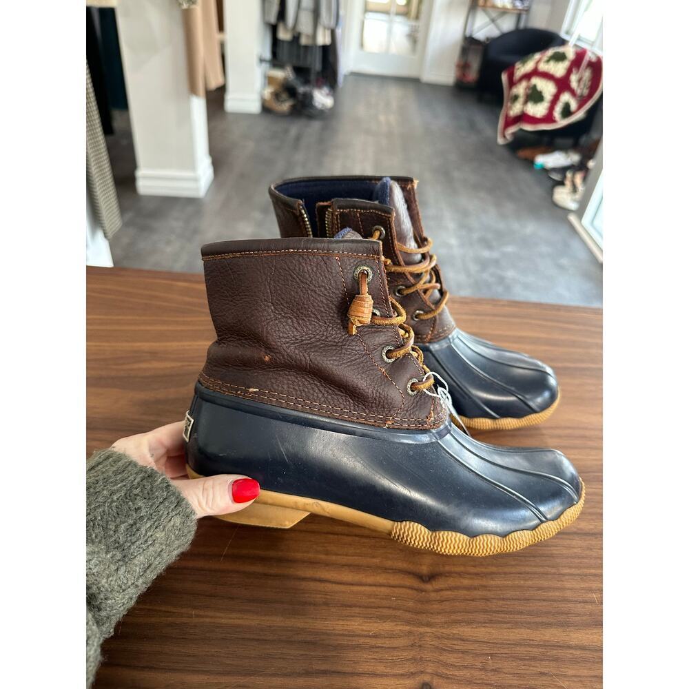 Sperry Saltwater Duck Boots Size 6.5